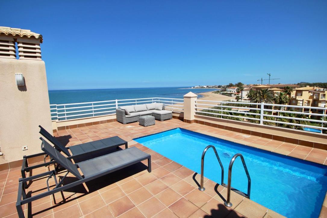 Atico Frontal Al Mar Con Piscina Privada By Homeprive Денія Екстер'єр фото